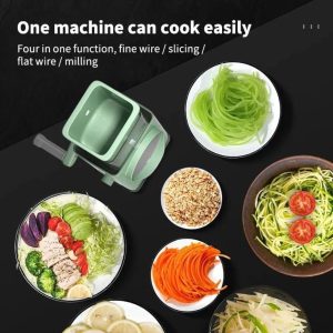 4 In 1 Handheld Electric Vegetable Cutter Chili Slicer