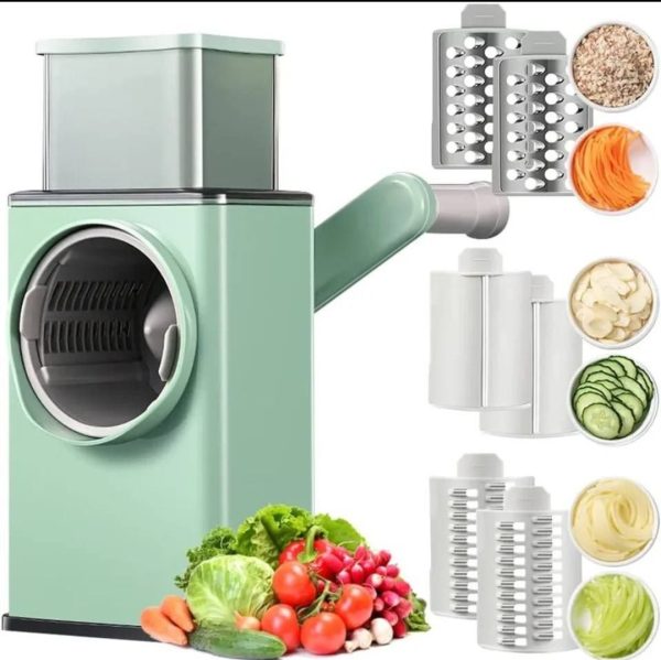 4 In 1 Handheld Electric Vegetable Cutter Chili Slicer - Image 2